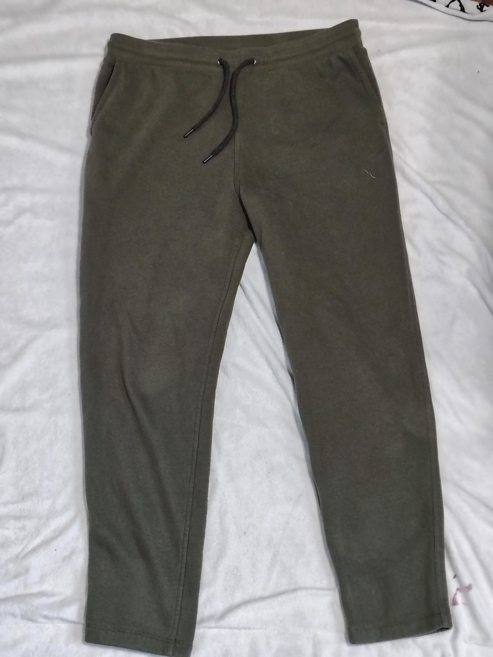 Express Men's Olive Green Drawstring Joggers